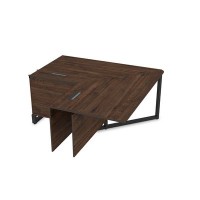 Summit 16СУС.196 (Брауни/Черный) Стол угловой бенч, средний модуль