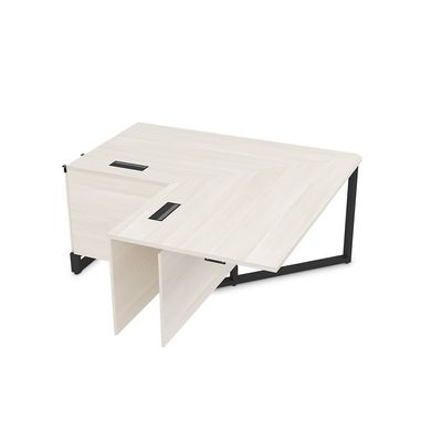 Summit 16СУС.184 (Ivory/Черный) Стол угловой бенч, средний модуль