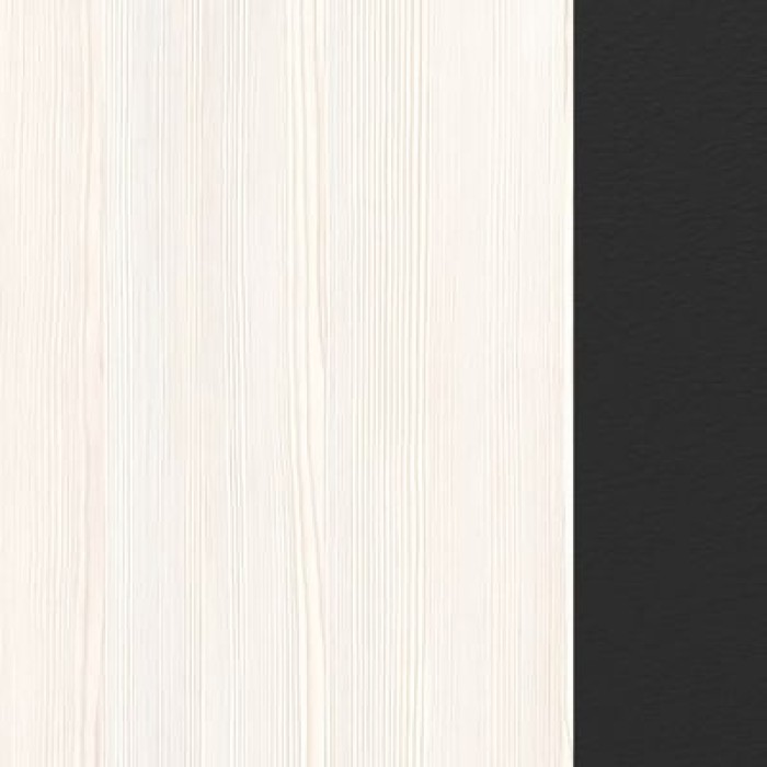 16СПС.196 (Ivory/Черный) Стол прямой бенч, средний модуль