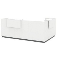 Фаста Corner WSW (Белый) Приемная стойка ресепшн, угловая