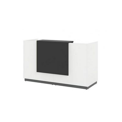 Фаста L.189 WLG (Белый/Графит) Приемная стойка ресепшн, прямая