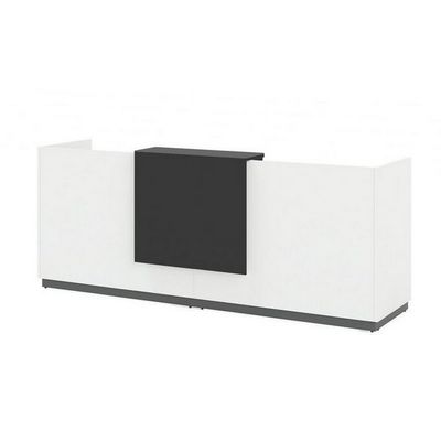 Фаста L.281 WLG (Белый/Графит) Приемная стойка ресепшн, прямая