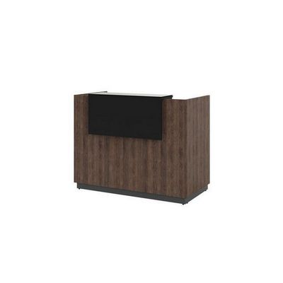 Фаста L.143 TSG (Табак/Графит) Приемная стойка ресепшн, прямая