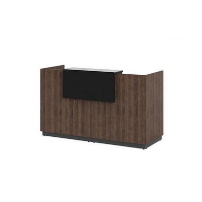 Фаста L.189 TSG (Табак/Графит) Приемная стойка ресепшн, прямая