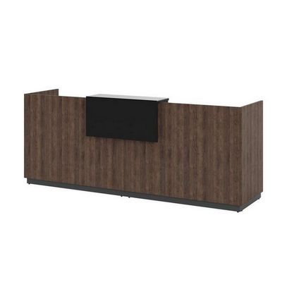 Фаста L.281 TSG (Табак/Графит) Приемная стойка ресепшн, прямая