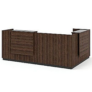 Фаста Corner TLTL (Табак) Приемная стойка ресепшн, угловая