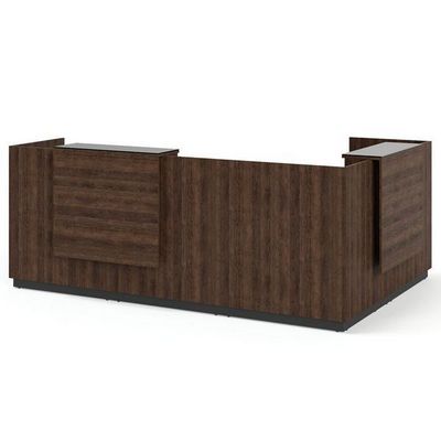 Фаста Corner TLTL (Табак) Приемная стойка ресепшн, угловая