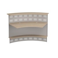 Формула ФР 465 ВЗ + ФР 478 ХР (Вяз светлый) Модуль ресепшен 60 градусов с экраном