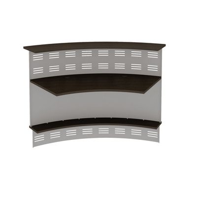 Формула ФР 465 ВТ + ФР 478 ХР (Венге темный) Модуль ресепшен 60 градусов с экраном