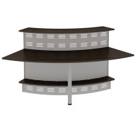 Формула ФР 464 ВТ + ФР 479 ХР (Венге темный) Модуль ресепшен угловой 60 градусов