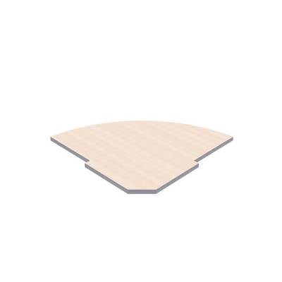 Imago РС-5.1 (Клен/Металлик) Полка для угловой стойки