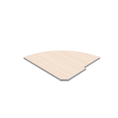 Imago РС-5.2 (Клен/Металлик) Полка завершающая для угловой стойки