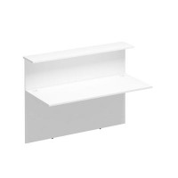 Комфорт К.915 БП (Белый премиум) Модуль ресепшен прямой без опор