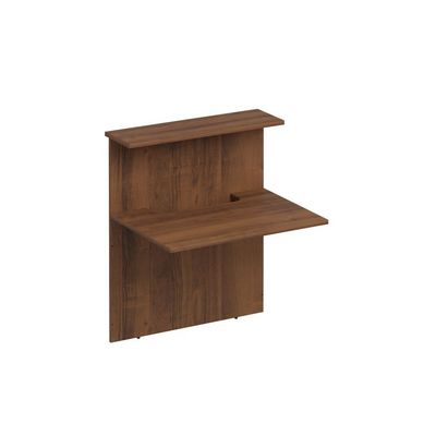 Комфорт К.918 ОФ (Орех французский) Модуль ресепшен прямой с вырезом без опор