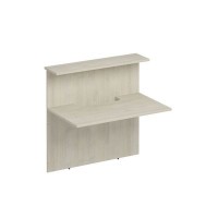 Комфорт К.919 ДШ (Дуб шамони) Модуль ресепшен прямой с вырезом без опор
