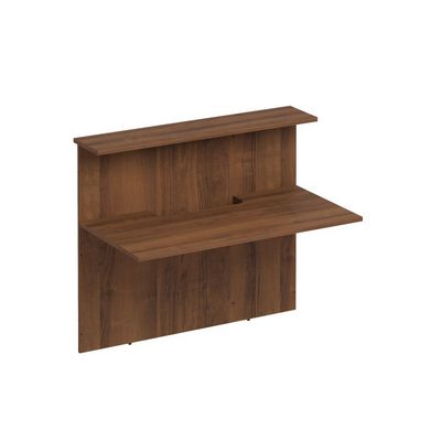 Комфорт К.920 ОФ (Орех французский) Модуль ресепшен прямой с вырезом без опор