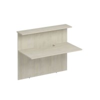 Комфорт К.920 ДШ (Дуб шамони) Модуль ресепшен прямой с вырезом без опор