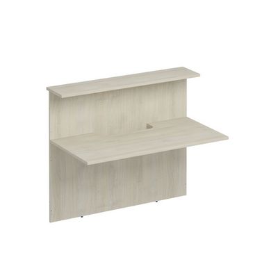 Комфорт К.920 ДШ (Дуб шамони) Модуль ресепшен прямой с вырезом без опор