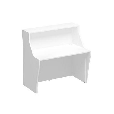 Комфорт К.9130 БП (Белый премиум) Стойка ресепшен прямая