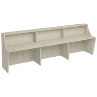 Комфорт К.9130-3 ДШ (Дуб шамони) Стойка ресепшен прямая