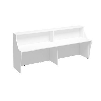 Комфорт К.9140-2 БП (Белый премиум) Стойка ресепшен прямая