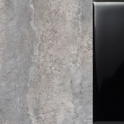 Лаунж 1КР-КЛ.002 (Basalt/Черный матовый) Комплект Ресепшн с фартуком HPL (без подсветки)