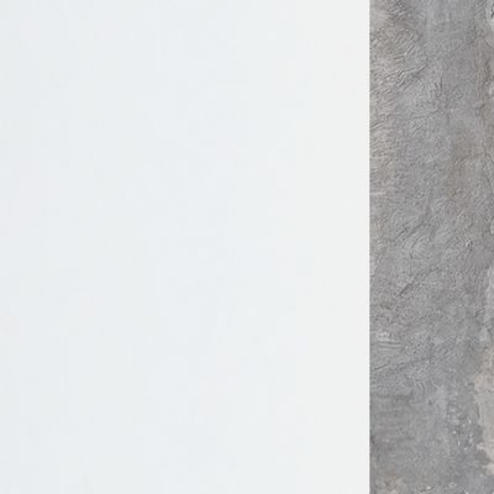 Лаунж 1КР-ДС.002 (Белый/Basalt) Комплект Ресепшн с фартуком ЛДСП (без подсветки)