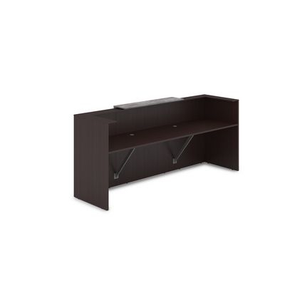 Лаунж 1КР-ДС.201 (Венге/Basalt) Комплект Ресепшн с фартуком ЛДСП (без подсветки)