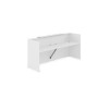 Лаунж 1КР-КЛ.001.1 (Белый/Белый глянец) Комплект Ресепшн с фартуком HPL (с подсветкой)