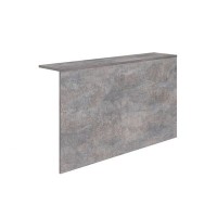 Лаунж 1ФДС.009 (Basalt) Фартук прямой ЛДСП