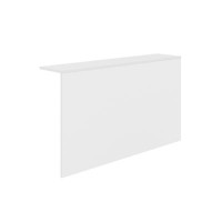 Лаунж 1ФДС.009 (Белый) Фартук прямой ЛДСП
