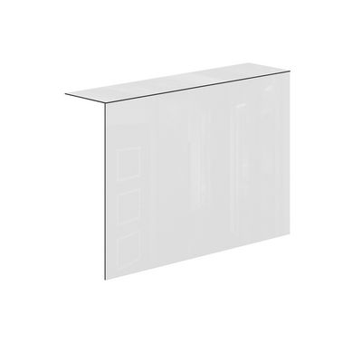 Лаунж 1ФКЛ.008 (Белый глянец) Фартук прямой HPL