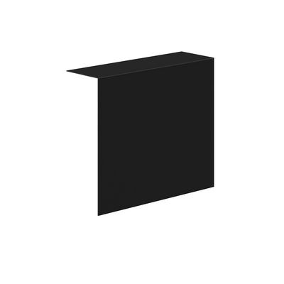 Лаунж 1ФКЛ.009 (Черный матовый) Фартук прямой HPL