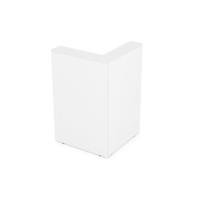 Лаунж 1МУ.001 (Белый) Модуль ресепшн угловой