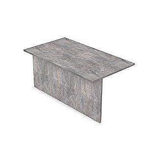 Лаунж 1СН.004 (Basalt) Стол приставной низкий