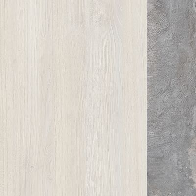 Лаунж 1КР-ДС.001.1 (Шамони светлый/Basalt) Комплект Ресепшн с фартуком ЛДСП (с подсветкой)