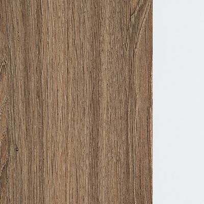 Лаунж 1КР-ДС.001 (Шамони темный/Белый) Комплект Ресепшн с фартуком ЛДСП (без подсветки)