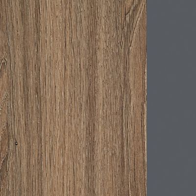 Лаунж 1КР-КЛ.001.1 (Шамони темный/Графит матовый) Комплект Ресепшн с фартуком HPL (с подсветкой)