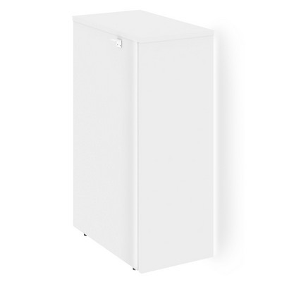 Onix O.R-TV-4.S (Белый бриллиант) Тумба с подсветкой 4 ящика проходная, средняя