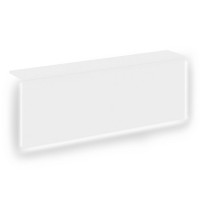 Onix О.R-NP.V-118.2.S (Белый бриллиант) Накладка с подсветкой прямая высокая на 2 модуля О.R-F.MP.V-118