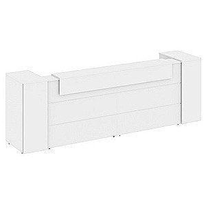 Оникс O.R-K-11 (Белый бриллиант) Стойка ресепшн прямая