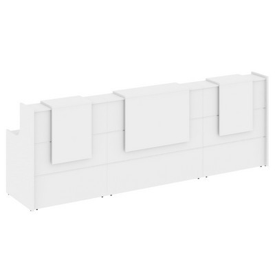 Onix O.R-K-15 (Белый бриллиант) Стойка ресепшн прямая