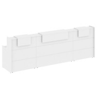 Onix O.R-K-17 (Белый бриллиант) Стойка ресепшн прямая