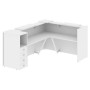 Onix O.R-K-27 (Белый бриллиант) Стойка ресепшн угловая г-образная с внешним углом