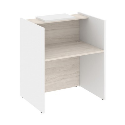 Onix O.R-K-3 (Денвер светлый/Белый бриллиант) Стойка ресепшн прямая