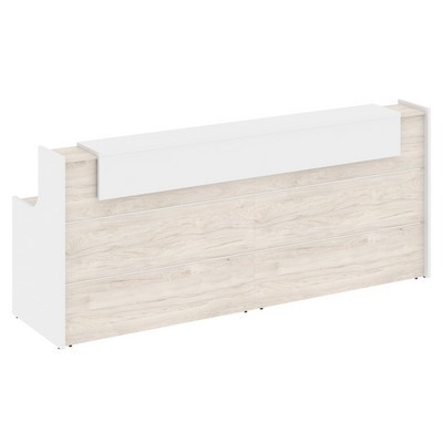 Onix O.R-K-7 (Денвер светлый/Белый бриллиант) Стойка ресепшн прямая