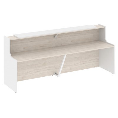 Onix O.R-K-7 (Денвер светлый/Белый бриллиант) Стойка ресепшн прямая