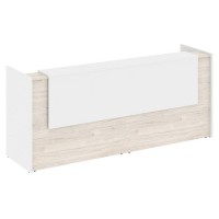 Onix O.R-K-8 (Денвер светлый/Белый бриллиант) Стойка ресепшн прямая