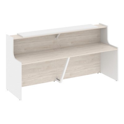 Onix O.R-K-9 (Денвер светлый/Белый бриллиант) Стойка ресепшн прямая