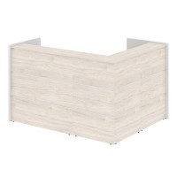 Onix O.R-K-22 (Денвер светлый/Белый бриллиант) Стойка ресепшн угловая г-образная с внешним углом